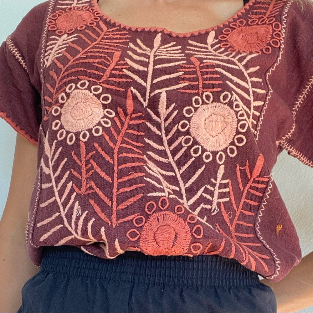 70s Vintage Bohemian Top